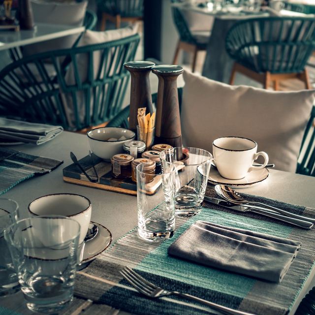 Gedeckter Tisch